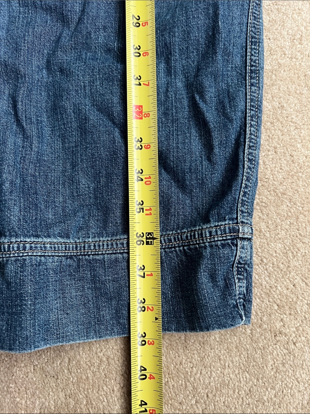 James Perse Denim Cargo Pants Full‑Length Relaxed Fit Drawstring Waist Size 3 - Picture 14 of 16